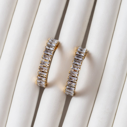 Boucles d'oreilles en Acier Tendance