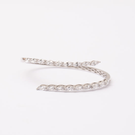 Bracelet SILVÉRA en argent rhodié