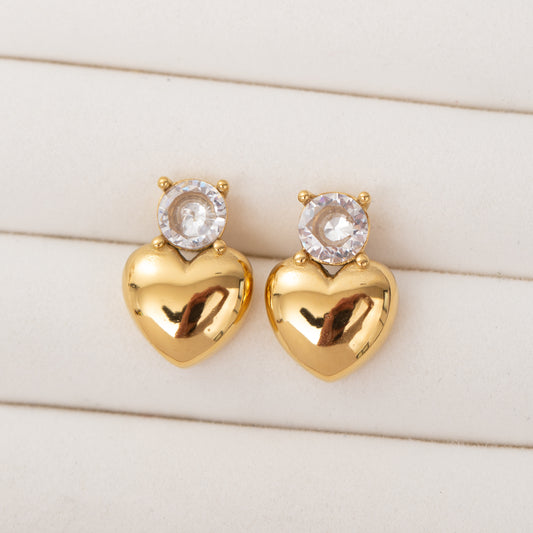Boucles d'oreilles NACRÉES en acier inoxydable