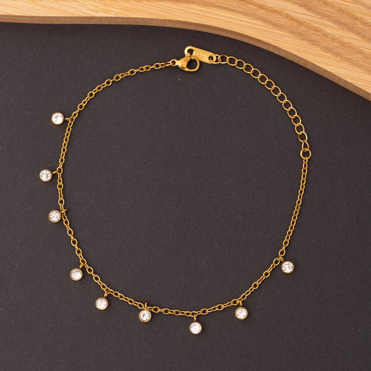 Chaine Cheville Reflet en acier inoxydable