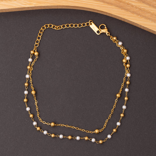 Chaine Cheville Reflet en acier inoxydable