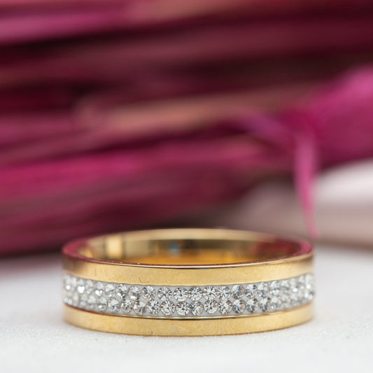 Bague acier garantit inoxydable