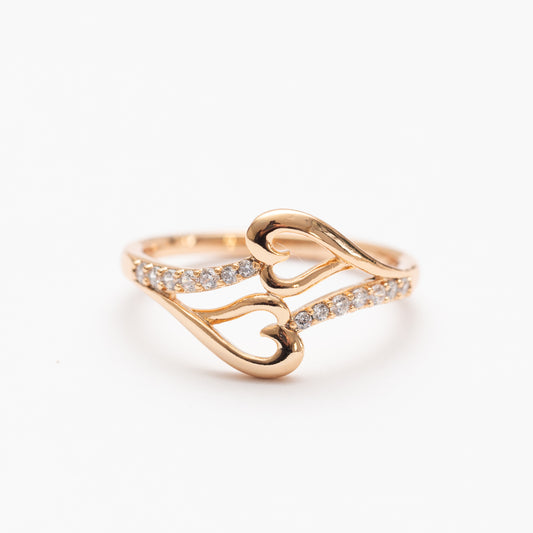 Bague en plaqué or Xuping Xp Tendance