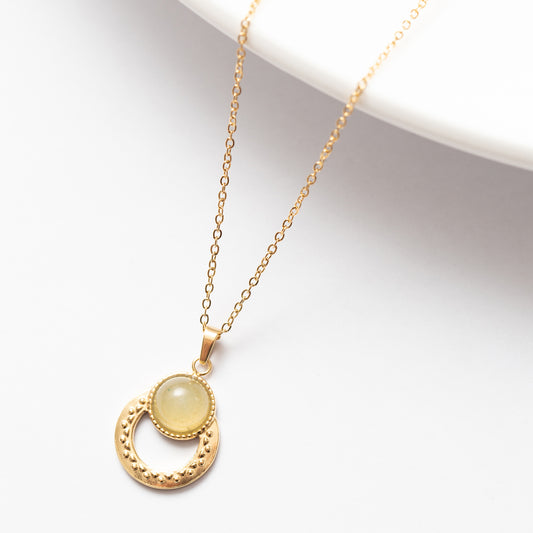 Collier Acier DorƩ tendance