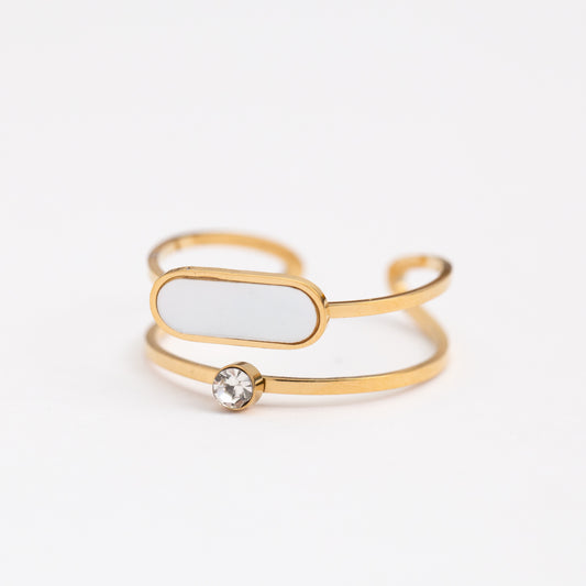 Bague en acier inoxydable garantie - Taille standard