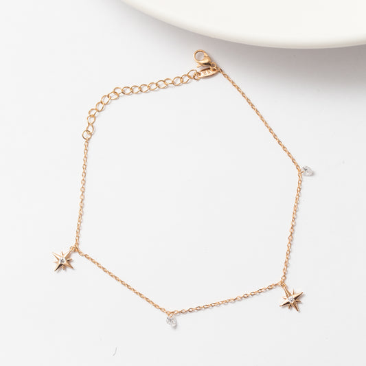 Chaine Cheville en Plaqué or xuping