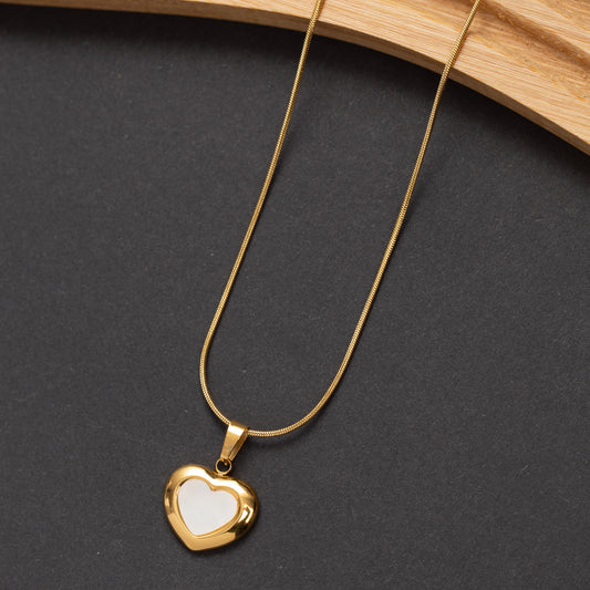Collier Ligne d'or en acier inoxydable garanti