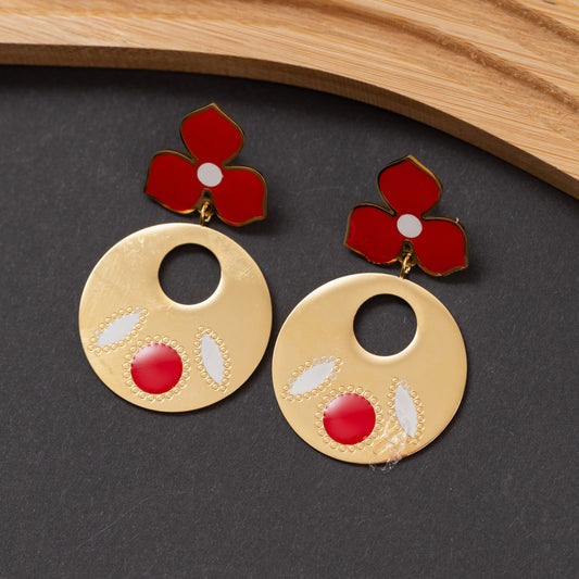 Boucles d'oreilles Luxe en acier inoxydable garanties