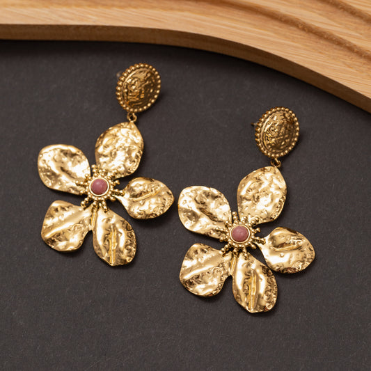 Boucles d'oreilles Luxe en acier inoxydable garanties