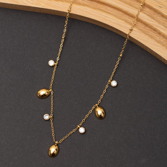 Collier en acier inoxydable garanti Lyna