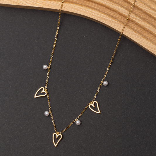 Collier en acier inoxydable garanti Lyna