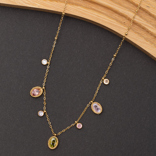 Collier en acier inoxydable garanti Lyna