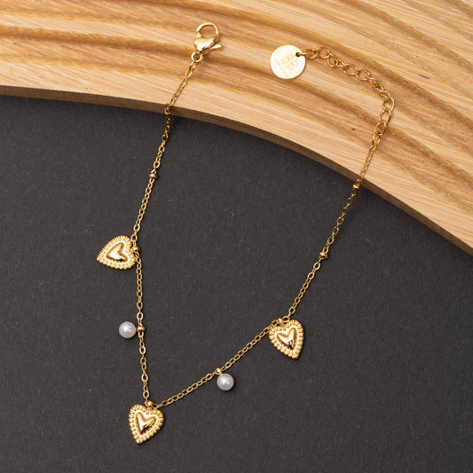 Gourmette en acier inoxydable garantie Lyna