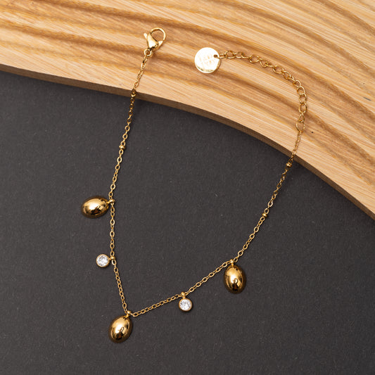 Gourmette en acier inoxydable garantie Lyna