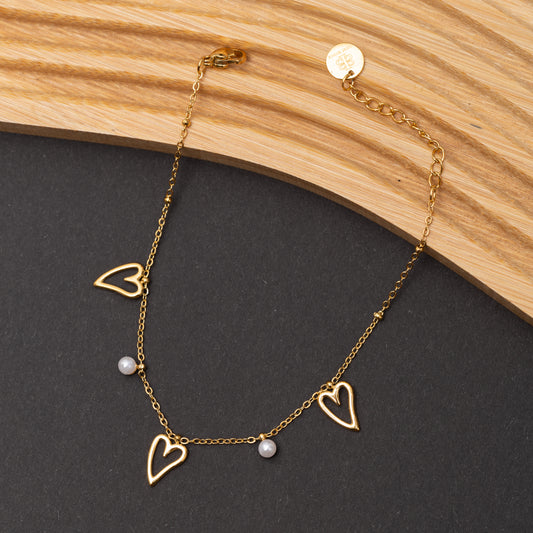 Gourmette en acier inoxydable garantie Lyna