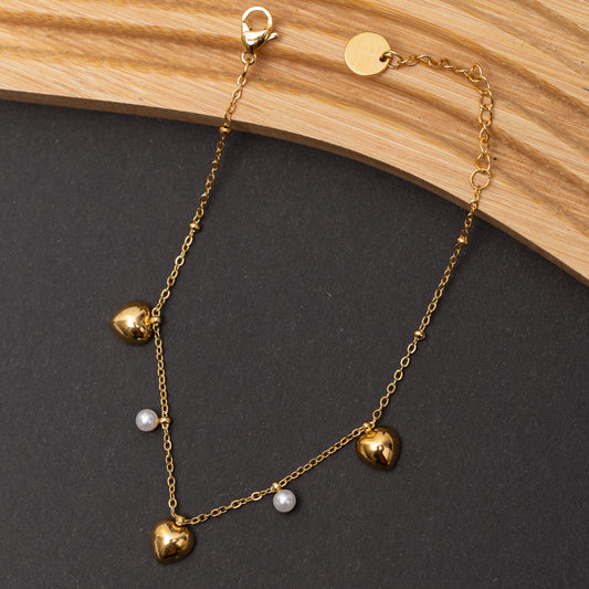 Gourmette en acier inoxydable garantie Lyna