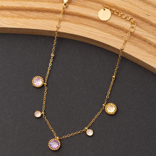 Gourmette en acier inoxydable garantie Lyna