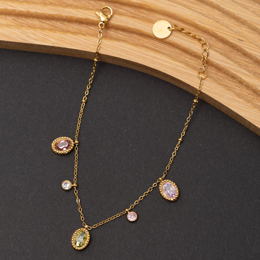 Gourmette en acier inoxydable garantie Lyna