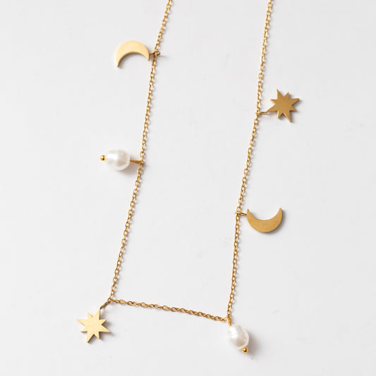 Collier en acier Ơ chaƮne simple