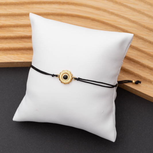 Gourmette Cordon Lucky en acier inoxydable garantie