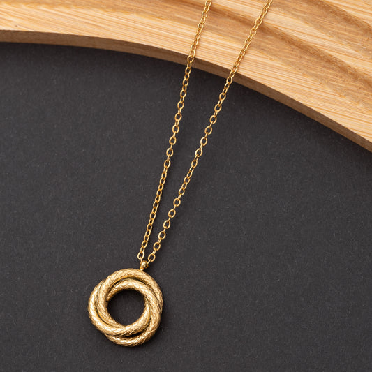 Collier Nœud d'amour Algérien en acier inoxydable garanti