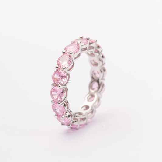 Bague Rosabella en argent rhodiée garantie