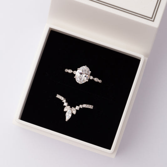 Bague Impératrice en argent rhodiée garantie