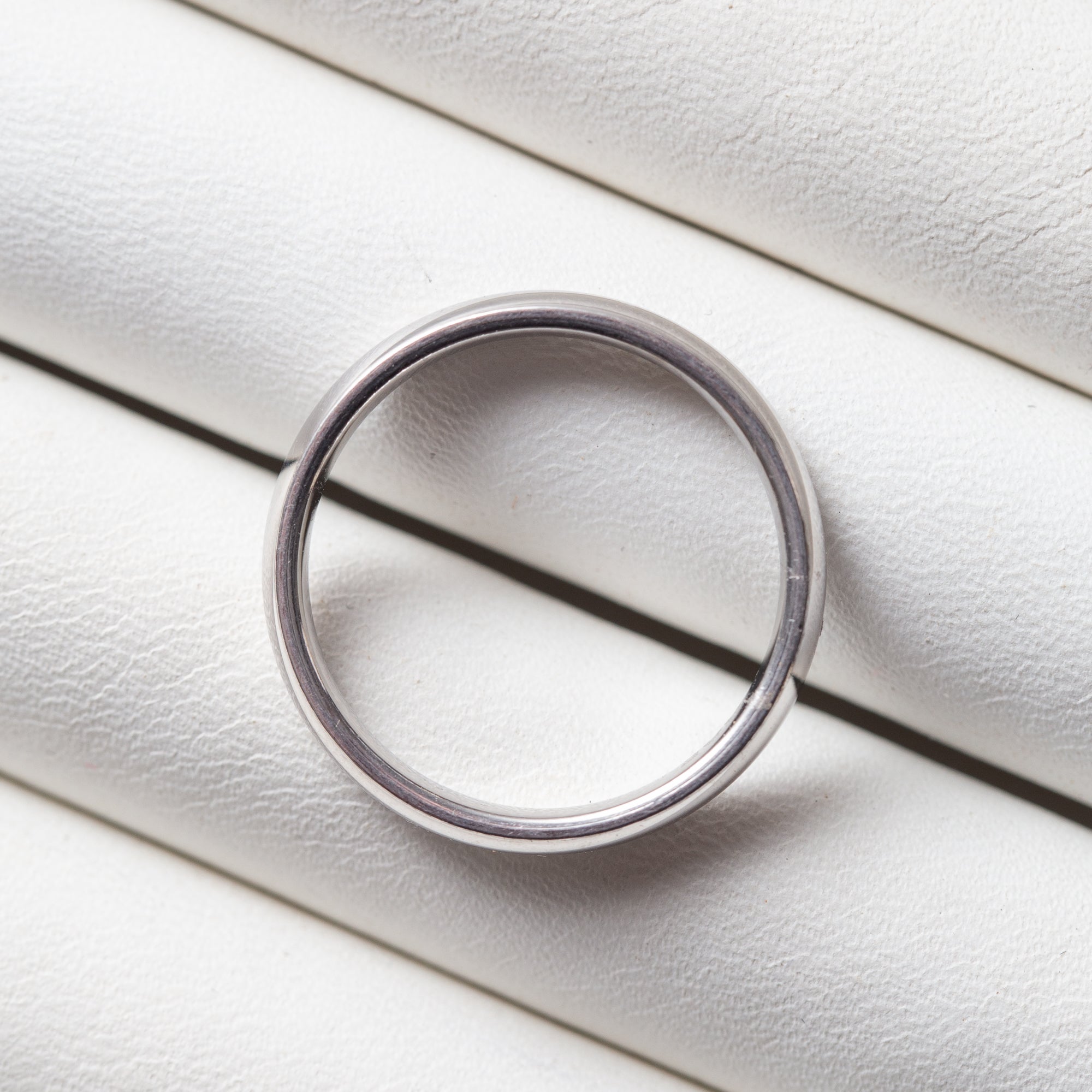 Anneau Pour Homme en Argent Rhodié Anneau Pour Homme en Argent Rhodié