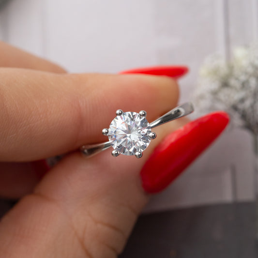 Bague en argent - Ronde