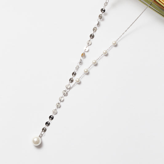 Collier Acier tendance argenté