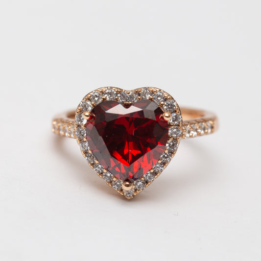 Bague En Plaqué Or Xuping Xp Tendance - Cœur