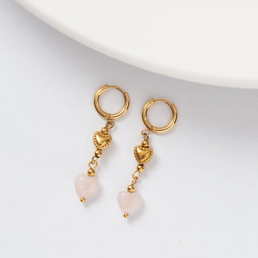 Boucles d'oreilles en acier