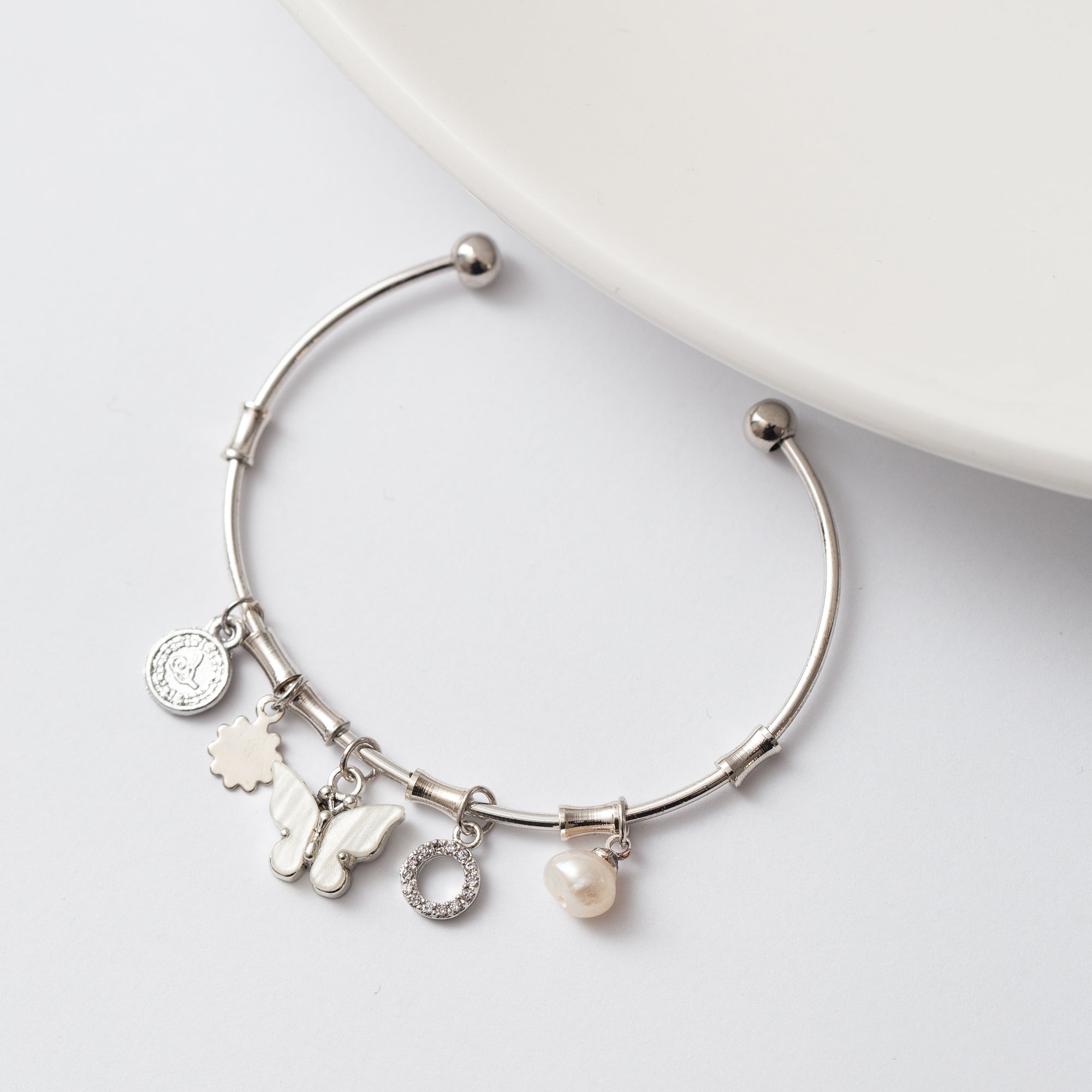 Bracelet en Acier Argenté tendance Bracelet en Acier Argenté tendance