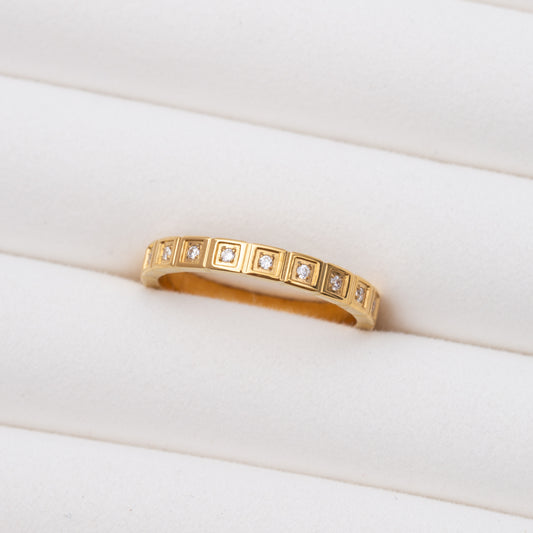 Bague en acier inoxydable garantie