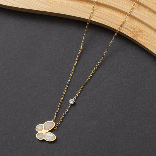 Collier en acier tendance en promo