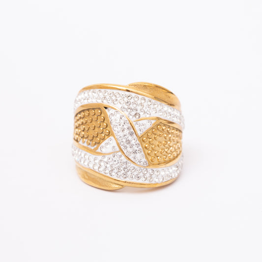 Bague Vintage en acier inoxydable