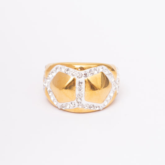 Bague Vintage en acier inoxydable