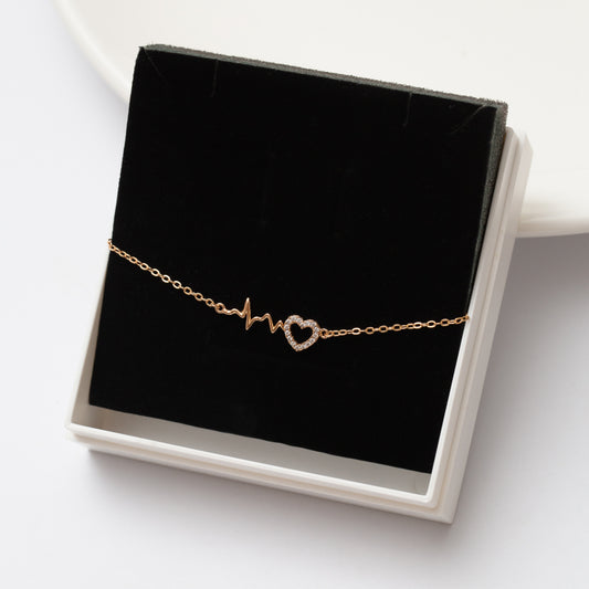 Gourmette En PlaquĆ© Or Xuping - Battement De CÅur Nouveau