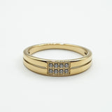 خاتم ستانلس ستيل اكس بي خط عصري 8 احجار خاتم ستانلس ستيل اكس بي خط عصري 8 احجار