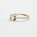 Bague xp tendance Plaqué or pierre en miroir Bague xp tendance Plaqué or pierre en miroir