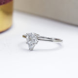 خاتم من الفضة المطلية بالروديوم مضمون ليدوم طويلاً خاتم من الفضة المطلية بالروديوم مضمون ليدوم طويلاً