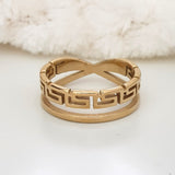 حلقة متقاطعة من الفولاذ المقاوم للصدأ XP Trend بالعكس حلقة متقاطعة من الفولاذ المقاوم للصدأ XP Trend بالعكس