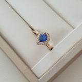 خاتم مطلي بالذهب عيار 18 قيراط مكفول لمدة 10 سنوات صدفة باريس من عرق اللؤلؤ بيجوكسكن اللوز الأزرق خاتم مطلي بالذهب عيار 18 قيراط مكفول لمدة 10 سنوات صدفة باريس من عرق اللؤلؤ بيجوكسكن اللوز الأزرق