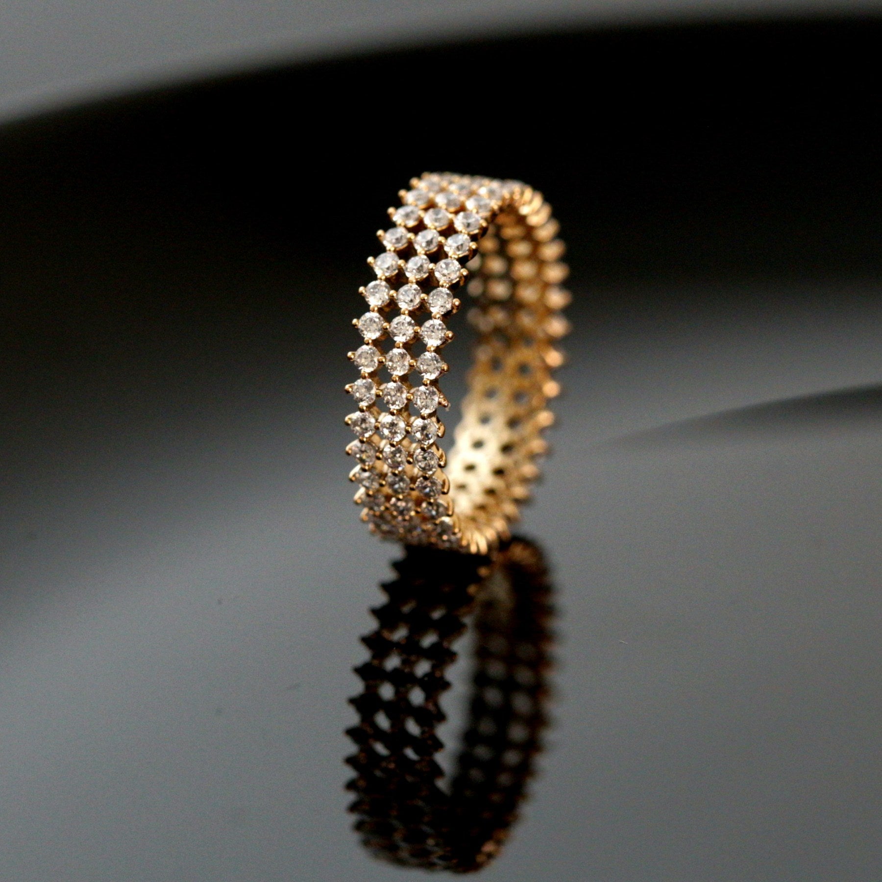 خاتم لوحة الذهب Xuping Xp اتجاه الحلبة خاتم لوحة الذهب Xuping Xp اتجاه الحلبة