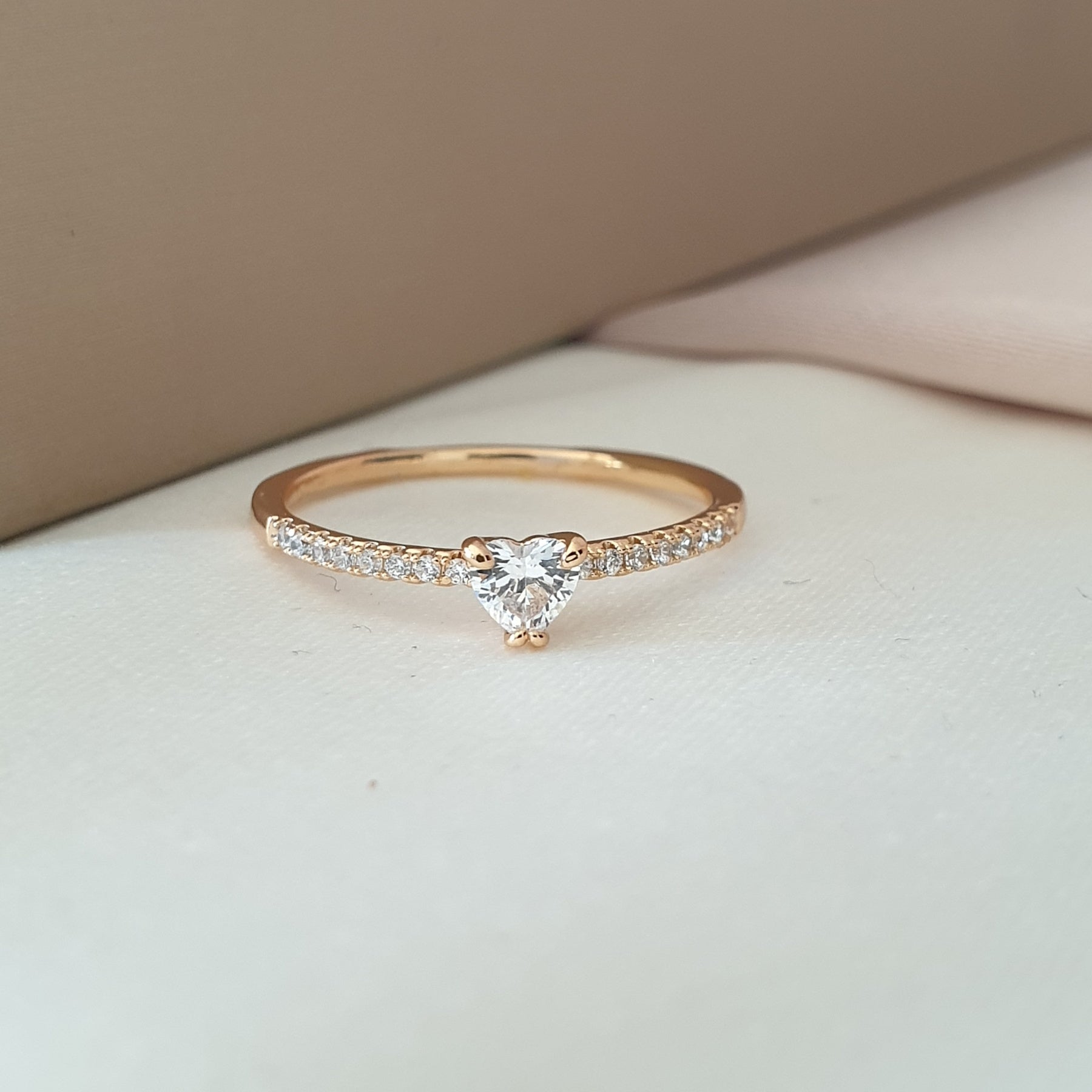 Bague xp tendance double bagues séparables petit cœur Bague xp tendance double bagues séparables petit cœur