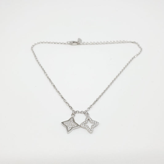 Chaine cheville argent RhodiƩ Garanti