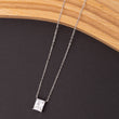 Collier SILVÉRA en argent rhodié