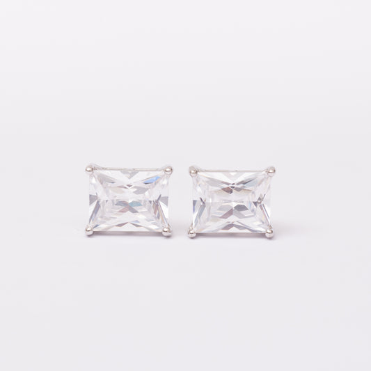 Boucles d'oreilles SILVÉRA en argent rhodiées