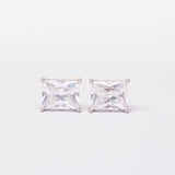 Boucles d'oreilles SILVÉRA en argent rhodiées