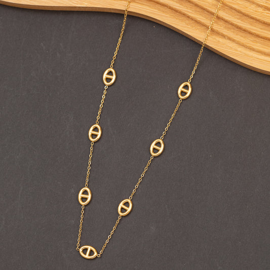 Collier Roxane Ras-De-Cou 45 Cm En Acier Garanti Inoxydable